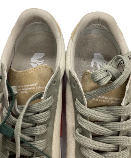 OFFWHITE（オフホワイト）OFFWHITE (オフホワイト) VULC SNEAKER アロー ローカットスニーカー ベージュ×カーキ サイズ:42の古着・服飾アイテム