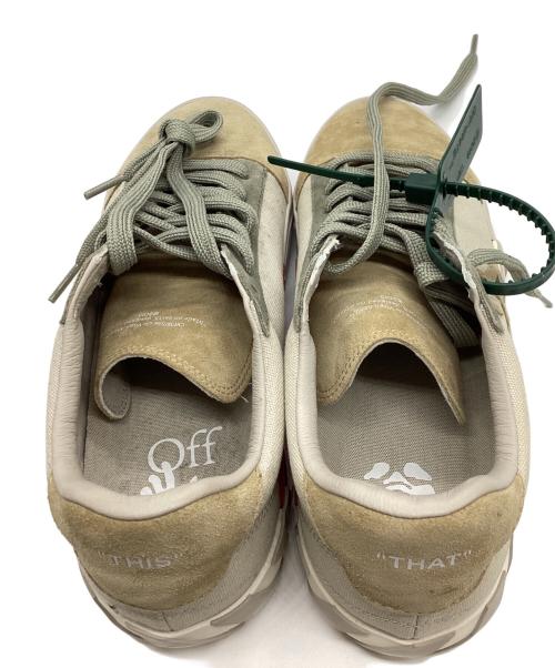 OFFWHITE（オフホワイト）OFFWHITE (オフホワイト) VULC SNEAKER アロー ローカットスニーカー ベージュ×カーキ サイズ:42の古着・服飾アイテム