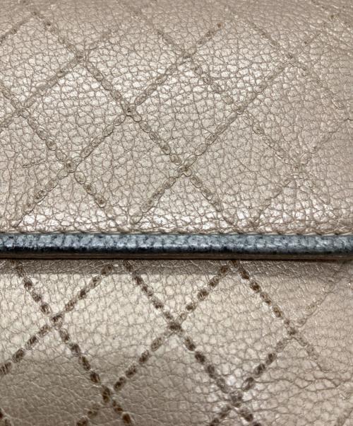 CHANEL（シャネル）CHANEL (シャネル) 財布 ベージュ×グレーの古着・服飾アイテム
