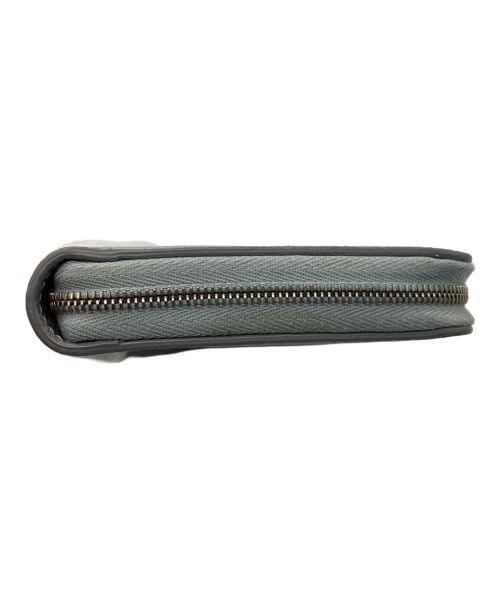 CELINE（セリーヌ）CELINE (セリーヌ) LARGE ZIPPED WALLET IN GRANED CALFSKIN ライトグレー サイズ:実寸サイズをご参照ください。の古着・服飾アイテム