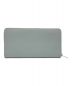 CELINE (セリーヌ) LARGE ZIPPED WALLET IN GRANED CALFSKIN ライトグレー サイズ:実寸サイズをご参照ください。：24000円