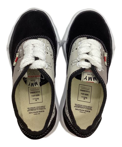 Maison MIHARA YASUHIRO（メゾン ミハラ ヤスヒロ）Maison MIHARA YASUHIRO (メゾン ミハラ ヤスヒロ) BAKER/  OG Sole OX Bandana Sneaker ブラック サイズ:36の古着・服飾アイテム