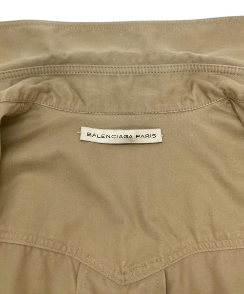 BALENCIAGA（バレンシアガ）BALENCIAGA (バレンシアガ) SAFARI JACKET　/ サファリジャケット / ミリタリージャケット ベージュ サイズ:36の古着・服飾アイテム