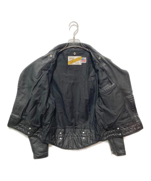 Schott（ショット）Schott (ショット) ダブルライダースジャケット ブラック サイズ:Mの古着・服飾アイテム