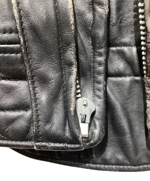 Schott（ショット）Schott (ショット) ダブルライダースジャケット ブラック サイズ:Mの古着・服飾アイテム