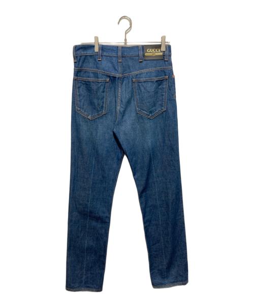 GUCCI（グッチ）GUCCI (グッチ) Eco Washed Organic Denim Trousers インディゴ サイズ:30の古着・服飾アイテム