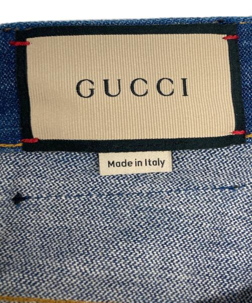 GUCCI（グッチ）GUCCI (グッチ) Eco Washed Organic Denim Trousers インディゴ サイズ:30の古着・服飾アイテム