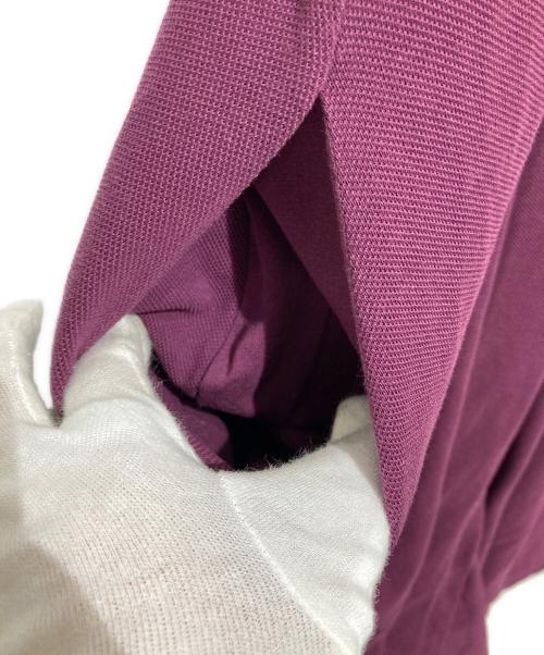 LACOSTE（ラコステ）LACOSTE (ラコステ) 鹿の子 ポロシャツワンピース ボルドー サイズ:38の古着・服飾アイテム