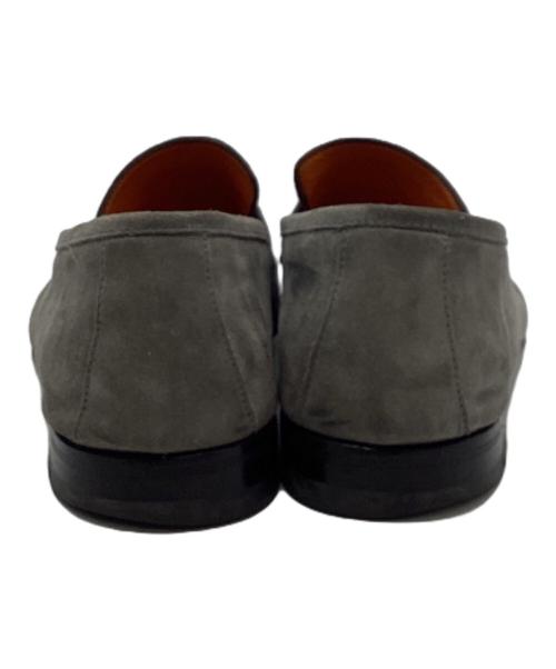 Santoni（サントーニ）Santoni (サントーニ) スエードローファー グレー サイズ:5の古着・服飾アイテム