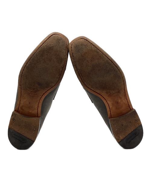 Santoni（サントーニ）Santoni (サントーニ) スエードローファー グレー サイズ:5の古着・服飾アイテム