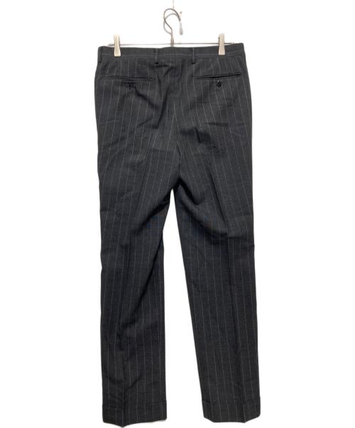 BEAMS F（ビームスエフ）BEAMS F (ビームスエフ) PENCIL STRIPE 3BUTTONS SUITS ペンシル ストライプ 3ボタン セットアップスーツ グレー サイズ:XLの古着・服飾アイテム