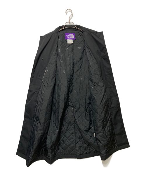 THE NORTHFACE PURPLELABEL（ザ・ノースフェイス パープルレーベル）THE NORTHFACE PURPLELABEL (ザ・ノースフェイス パープルレーベル) BEAMS (ビームス) 別注65/35クロスステンカラーコート ブラック サイズ:Ｍの古着・服飾アイテム