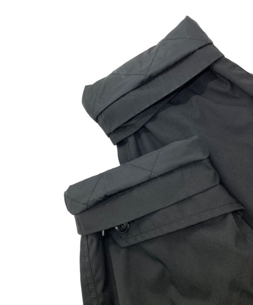 THE NORTHFACE PURPLELABEL（ザ・ノースフェイス パープルレーベル）THE NORTHFACE PURPLELABEL (ザ・ノースフェイス パープルレーベル) BEAMS (ビームス) 別注65/35クロスステンカラーコート ブラック サイズ:Ｍの古着・服飾アイテム