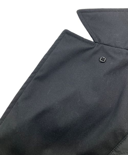 THE NORTHFACE PURPLELABEL（ザ・ノースフェイス パープルレーベル）THE NORTHFACE PURPLELABEL (ザ・ノースフェイス パープルレーベル) BEAMS (ビームス) 別注65/35クロスステンカラーコート ブラック サイズ:Ｍの古着・服飾アイテム