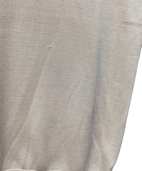 rencontrant（レンコントラント）rencontrant (レンコントラント) シルクニット アイボリー サイズ:Lの古着・服飾アイテム