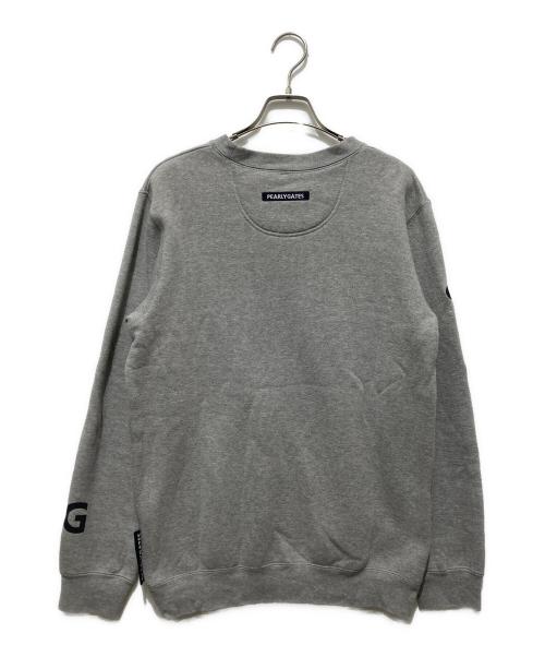 PEARLY GATES（パーリーゲイツ）PEARLY GATES (パーリーゲイツ) DISNEY (ディズニー) ロゴ刺繍スウェット グレー サイズ:5の古着・服飾アイテム