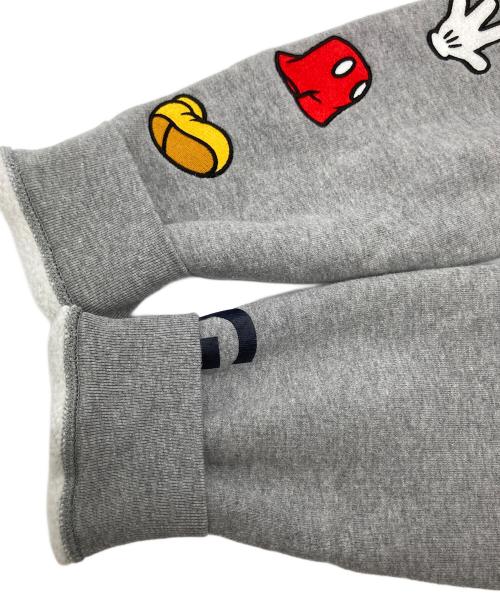 PEARLY GATES（パーリーゲイツ）PEARLY GATES (パーリーゲイツ) DISNEY (ディズニー) ロゴ刺繍スウェット グレー サイズ:5の古着・服飾アイテム