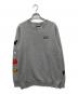 PEARLY GATES（パーリーゲイツ）の古着「ロゴ刺繍スウェット」｜グレー
