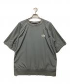THE NORTHFACE PURPLELABELザ・ノースフェイス パープルレーベル）の古着「H/S Crew Neck Tee ナイロン クルーネックTシャツ」｜グレー