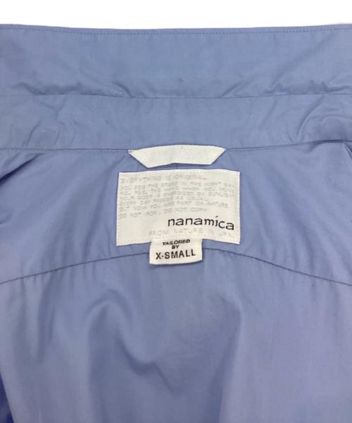 nanamica（ナナミカ）nanamica (ナナミカ) 半袖シャツ ブルー サイズ:XSの古着・服飾アイテム