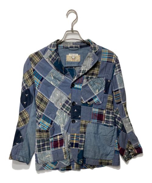 Engineered Garments（エンジニアドガーメンツ）Engineered Garments (エンジニアド ガーメンツ) BEAMS (ビームス) パッチワークジャケット ブルー サイズ:XSの古着・服飾アイテム