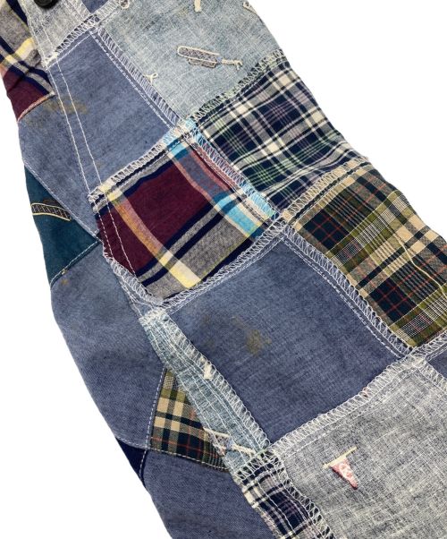 Engineered Garments（エンジニアドガーメンツ）Engineered Garments (エンジニアド ガーメンツ) BEAMS (ビームス) パッチワークジャケット ブルー サイズ:XSの古着・服飾アイテム