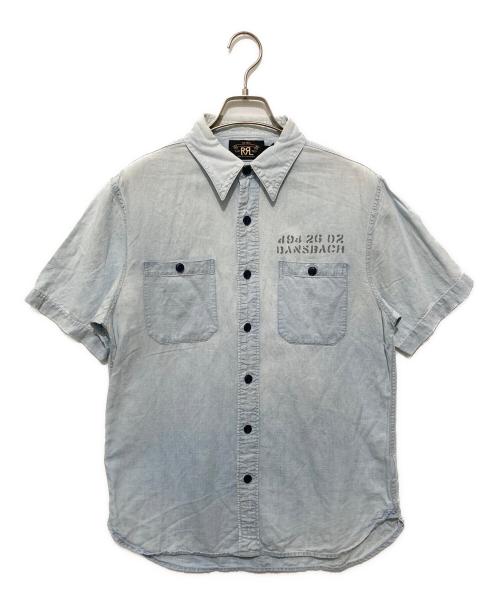 RRL（ダブルアールエル）RRL (ダブルアールエル) 半袖デニムシャツ ブルー サイズ:Sの古着・服飾アイテム