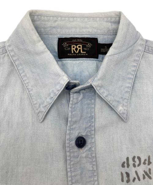 RRL（ダブルアールエル）RRL (ダブルアールエル) 半袖デニムシャツ ブルー サイズ:Sの古着・服飾アイテム