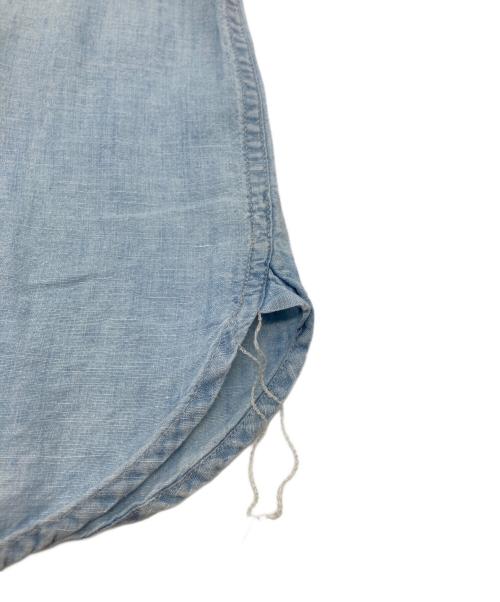RRL（ダブルアールエル）RRL (ダブルアールエル) 半袖デニムシャツ ブルー サイズ:Sの古着・服飾アイテム