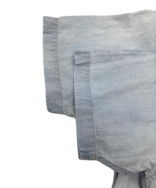 RRL（ダブルアールエル）RRL (ダブルアールエル) 半袖デニムシャツ ブルー サイズ:Sの古着・服飾アイテム