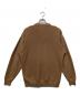 Time is on (タイムイズオン) LINKS FRONT PANEL L/S ニット シャツ カーディガン ベージュ×ブラウン サイズ:１：8000円