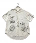 DISCOVEREDディスカバード）の古着「GRAFFITY SHIRTS / グラフティシャツ」｜ホワイト