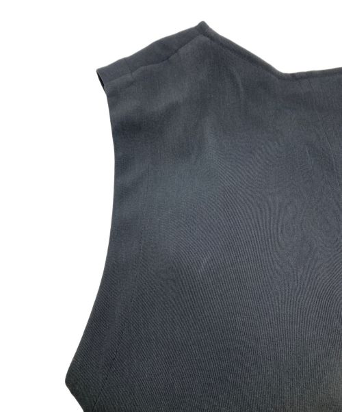 Ujoh（ウジョー）Ujoh (ウジョー) Pocket W Belted Vest ブラック サイズ:2の古着・服飾アイテム