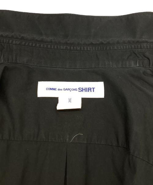 COMME des GARCONS SHIRT（コムデギャルソンシャツ）COMME des GARCONS SHIRT (コムデギャルソンシャツ) FOREVER Short Sleeve Woven Shirt ショートスリーブシャツ ブラック サイズ:Mの古着・服飾アイテム