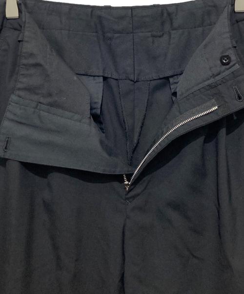 SCYE（サイ）SCYE (サイ) Wool Pleated Trousers ウールプリーツ トラウザーパンツ ブラック サイズ:38の古着・服飾アイテム