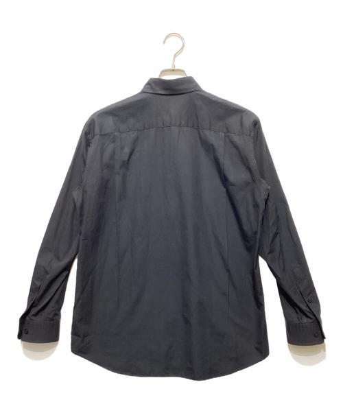 ISSEY MIYAKE MEN（イッセイミヤケメン）ISSEY MIYAKE MEN (イッセイミヤケメン) 長袖 ドレス ボタンダウン シャツ ブラック サイズ:2の古着・服飾アイテム