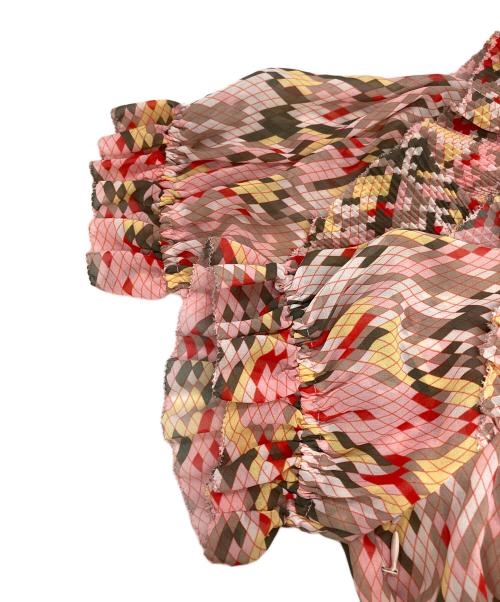 CORCOVADO（コルコバード）CORCOVADO (コルコバード) シフォンドレス ピンク サイズ:Mの古着・服飾アイテム