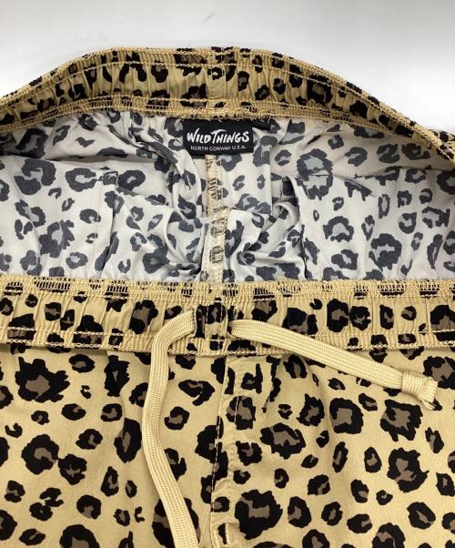 WILD THINGS（ワイルドシングス）WILD THINGS (ワイルドシングス) BASE SHORTS ベースショーツ ハーフパンツ レオパード サイズ:Lの古着・服飾アイテム