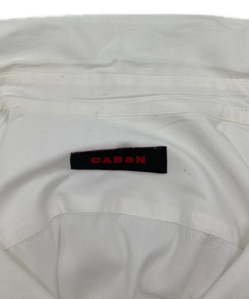 CABAN（キャバン）CABAN (キャバン) コットンブロード オーバーサイズシャツ ホワイト サイズ:Ｍの古着・服飾アイテム