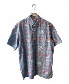 reyn spoonerレイン スプナー）の古着「半袖シャツ」｜ブルー