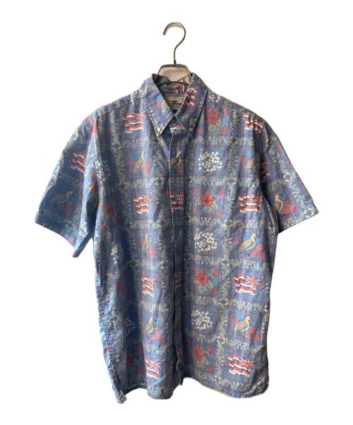 reyn spooner（レイン スプナー）reyn spooner (レイン スプナー) 半袖シャツ ブルー サイズ:Mの古着・服飾アイテム