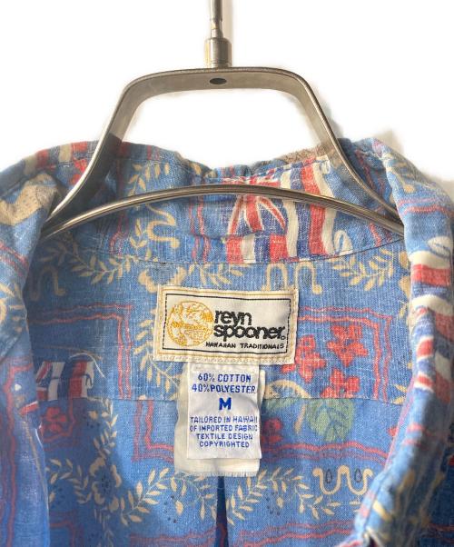 reyn spooner（レイン スプナー）reyn spooner (レイン スプナー) 半袖シャツ ブルー サイズ:Mの古着・服飾アイテム