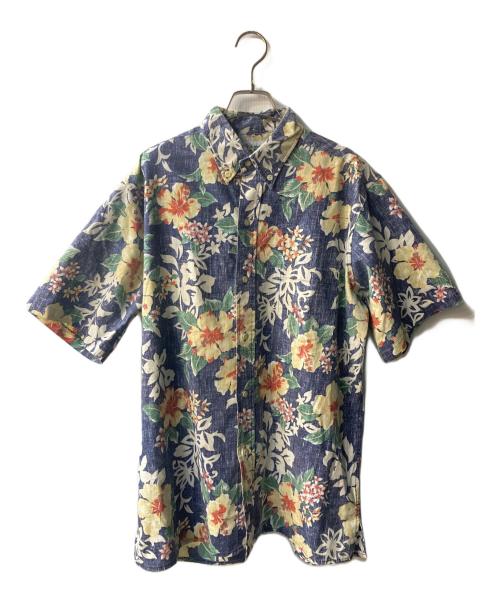 reyn spooner（レイン スプナー）reyn spooner (レイン スプナー) 半袖シャツ ネイビー サイズ:Mの古着・服飾アイテム