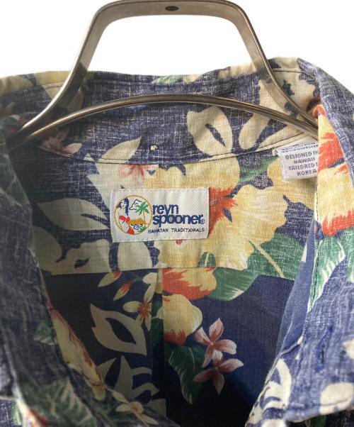 reyn spooner（レイン スプナー）reyn spooner (レイン スプナー) 半袖シャツ ネイビー サイズ:Mの古着・服飾アイテム