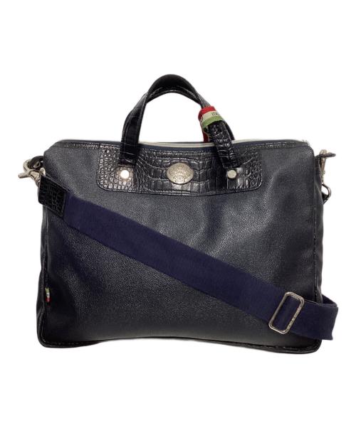 Orobianco（オロビアンコ）Orobianco (オロビアンコ) 2WAYブリーフバッグ ネイビーの古着・服飾アイテム