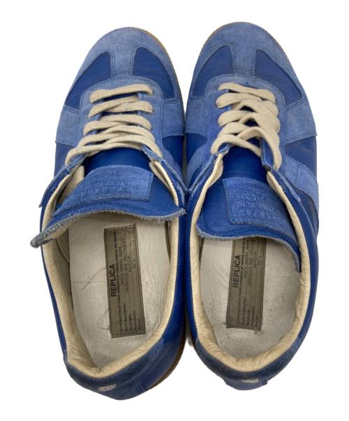 Maison Martin Margiela（メゾンマルタンマルジェラ）Maison Martin Margiela (メゾンマルタンマルジェラ) REPRICA ジャーマントレーナー ブルー サイズ:42の古着・服飾アイテム