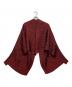 ISSEY MIYAKE (イッセイミヤケ) プリーツカーディガン レッド サイズ:2：17000円