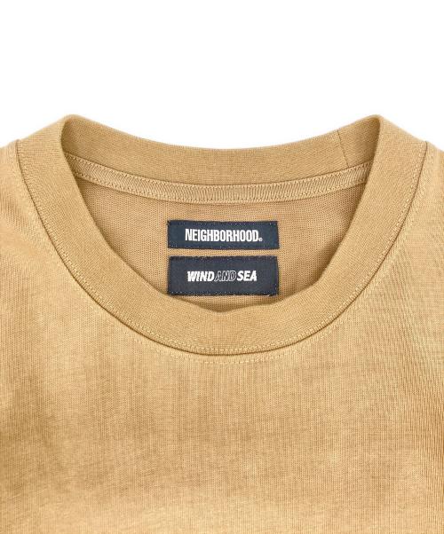 NEIGHBORHOOD（ネイバーフッド）NEIGHBORHOOD (ネイバーフッド) WIND AND SEA (ウィンダンシー) NHWDS-2 / C-TEE.SS ベージュ サイズ:XLの古着・服飾アイテム