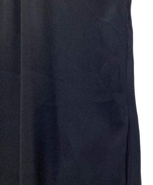 ENFOLD（エンフォルド）ENFOLD (エンフォルド) PEツイルストレッチフレンチタックワンピース ブラック サイズ:38の古着・服飾アイテム