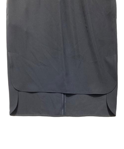 ENFOLD（エンフォルド）ENFOLD (エンフォルド) PEツイルストレッチフレンチタックワンピース ブラック サイズ:38の古着・服飾アイテム